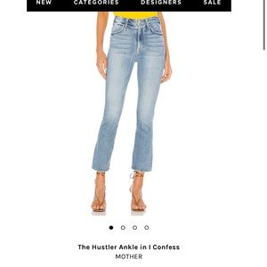 Mother Denim The Hustler Ankle Jean in I Confess